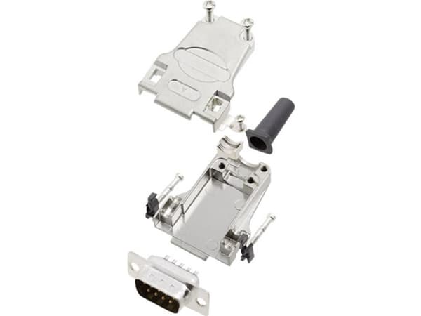 encitech DTZF09-DMP-K 6355-0045-01 D-SUB stiftliste-sæt 180 ° Poltal: 9 Loddekop 1 Set