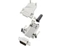 Miniatyrbilde 1 av 2: encitech DTZF09-DMP-K 6355-0045-01 D-SUB stiftliste-sæt 180 ° Poltal: 9 Loddekop 1 Set