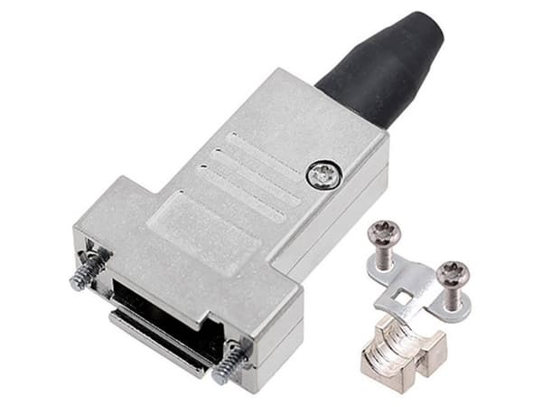 encitech DTSL09-RG-SJS-M3-T-K 6560-5217-31 D-SUB-kapsling Antal poler: 9 Gjuten zink 180° Metall 1 st