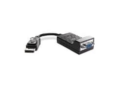 HP - VGA-adapter - DisplayPort (hane) till HD-15 (VGA) (hona) - 20 cm - för HP Z1 G9; Elite t655; Pro 260 G9, 400 G9, t550; ProOne 440 G9; Workstatio