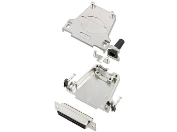TRU COMPONENTS TCDTZF25DBSK 7708424 D-SUB bøsningsliste-sæt 180 ° Poltal: 25 Loddekop 1 stk