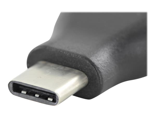 ASSMANN - USB-adapter - USB typ A (hona) till 24 pin USB-C (hane) - USB 3.0 - formpressad - svart