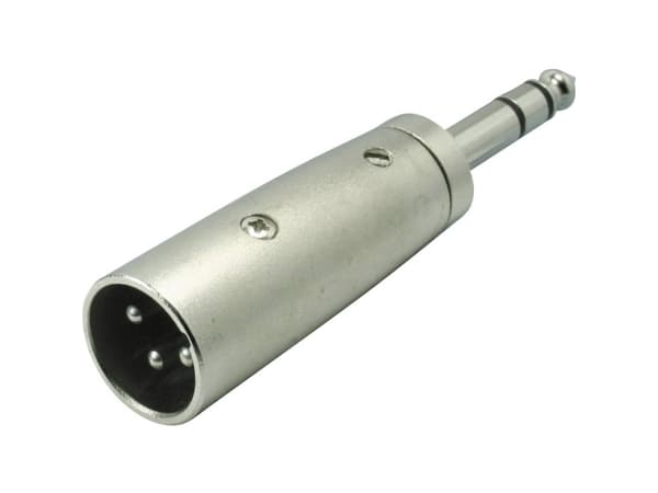 Kash XLR-adapter XLR-stik - Jackstik 6,3 mm Stereo Poltal:3 1 stk
