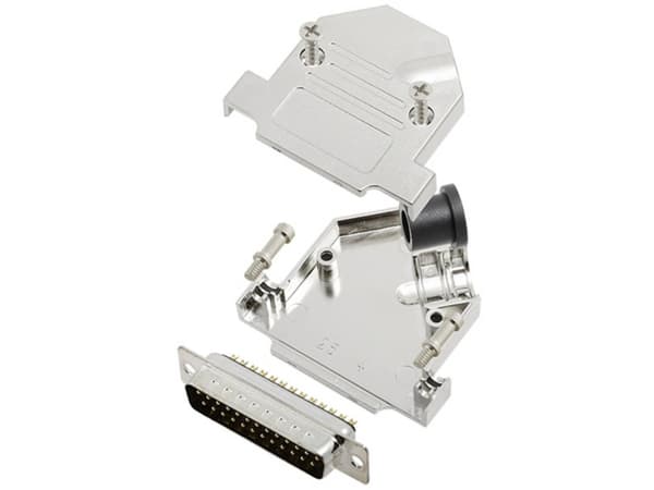 TRU COMPONENTS TCD45NT25MDBPK 7708900 D-SUB stiftliste-sæt 45 ° Poltal: 25 Loddekop 1 stk