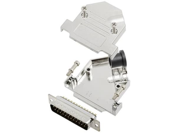 TRU COMPONENTS TCD45NT25MDBPK 7708900 D-SUB stiftliste-sæt 45 ° Poltal: 25 Loddekop 1 stk