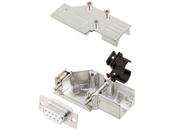 encitech DCMR09-FK-DMS-W-K 6355-8065-31 D-SUB bøsningsliste-sæt 90 ° Poltal: 9 Loddekop 1 stk