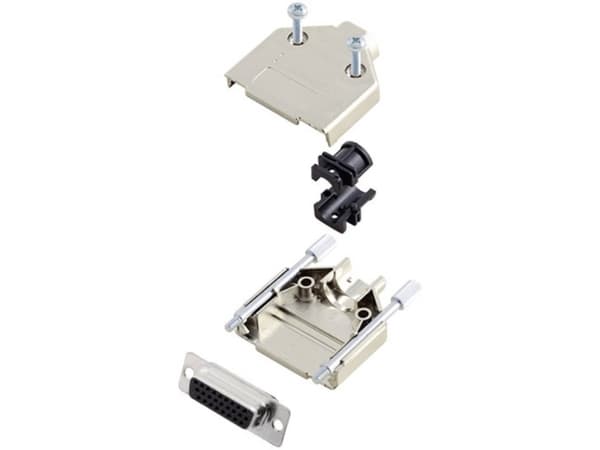 Amphenol Amphenol L17DTPK-M-15+L77HDA26S D-SUB-skärningssats 180° Antal poler: 26 Lödhuvud 1 st