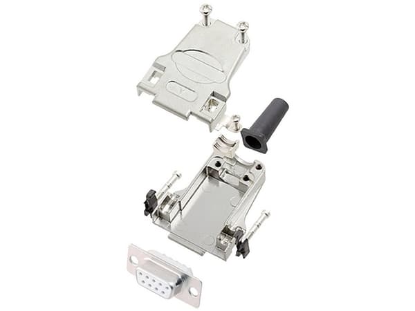 encitech DTZF09-DBS-W-K 6355-8044-11 D-SUB bøsningsliste-sæt 180 ° Poltal: 9 Loddekop 1 stk