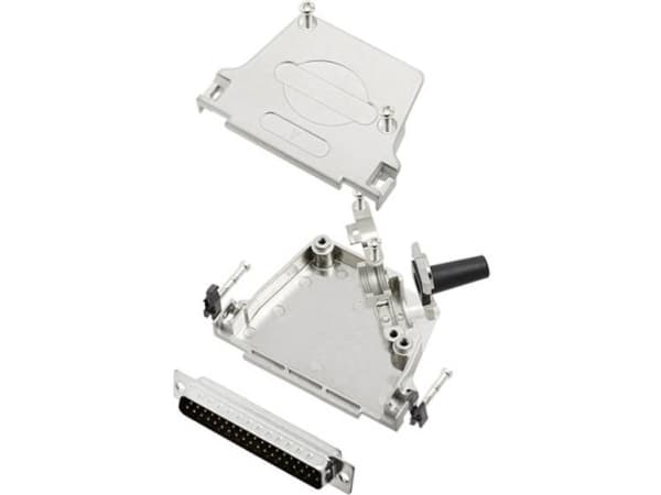 TRU COMPONENTS TCD45ZF37DBPK 7709356 D-SUB stiftliste-sæt 45 ° Poltal: 37 Loddekop 1 stk