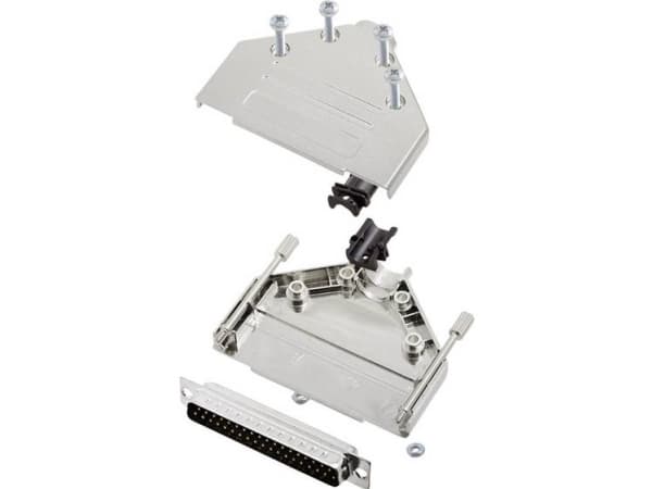 encitech DTPK-M-37-DBP-K 6355-0030-04 D-SUB stiftliste-sæt 180 ° Poltal: 37 Loddekop 1 Set
