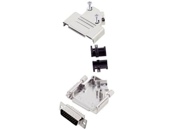 TRU COMPONENTS TCD45ZK15HDP26K 7709004 D-SUB stiftliste-sæt 45 ° Poltal: 26 Loddekop 1 stk