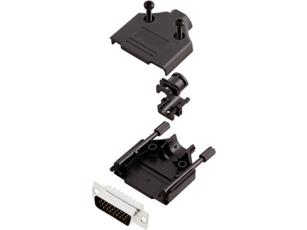 TRU COMPONENTS TCDTPKP15HDP26K 7709012 D-SUB stiftliste-sæt 180 ° Poltal: 26 Loddekop 1 stk