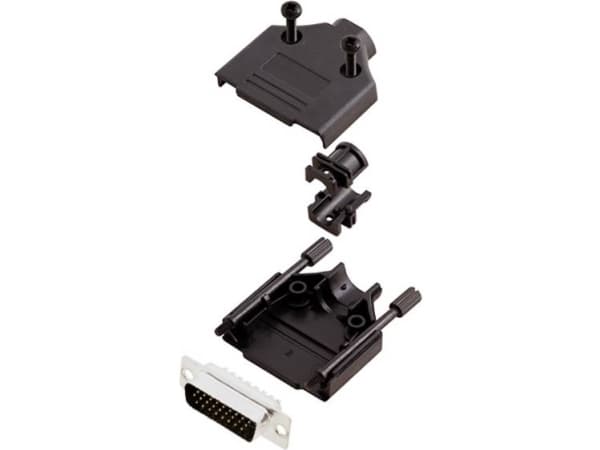 TRU COMPONENTS TCDTPKP15HDP26K 7709012 D-SUB stiftliste-sæt 180 ° Poltal: 26 Loddekop 1 stk