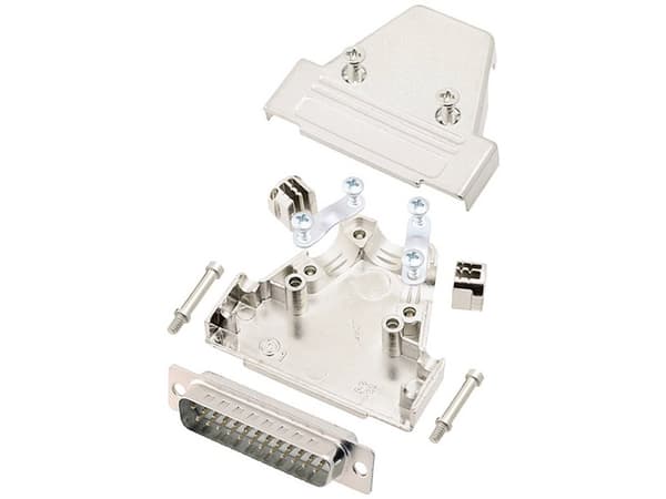 encitech TRI-M-25-DBP-W-K 6355-8038-03 D-SUB stiftliste-sæt 180 ° Poltal: 25 Loddekop 1 stk