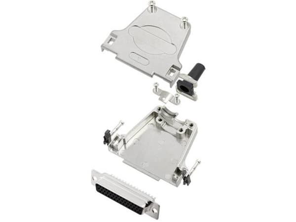 TRU COMPONENTS TCDTZF25HDS44K 7709772 D-SUB bøsningsliste-sæt 180 ° Poltal: 44 Loddekop 1 stk