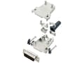 Miniatyrbild 1 av 2: TRU COMPONENTS TCDTZF15DBPK 7709800 D-SUB stiftlistsats 180° Polantal: 15 Lödskål 1 st