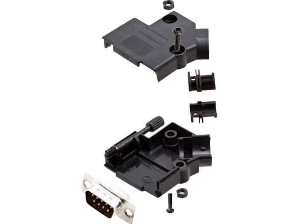 encitech D45PK-P-09-DBP-K 6355-0034-01 D-SUB stiftliste-sæt 45 ° Poltal: 9 Loddekop 1 Set