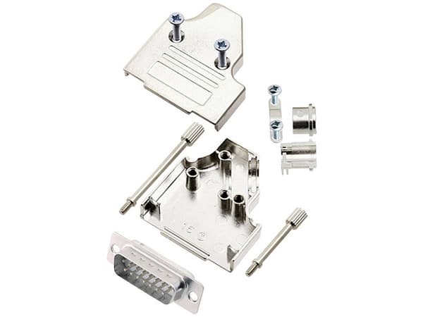encitech MHDM35-15-DBP-W-K 6355-8007-02 D-SUB stiftliste-sæt 35 ° Poltal: 15 Loddekop 1 stk
