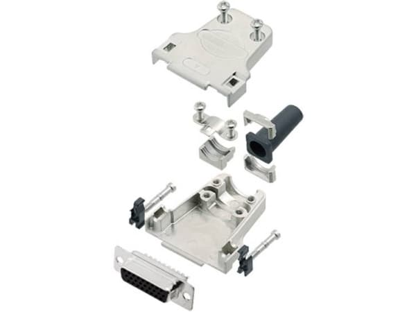 TRU COMPONENTS TCDTZF15HDS26K 7708588 D-SUB-kiskosarja 180° Napojen lukumäärä: 26 Juotospää 1 kpl