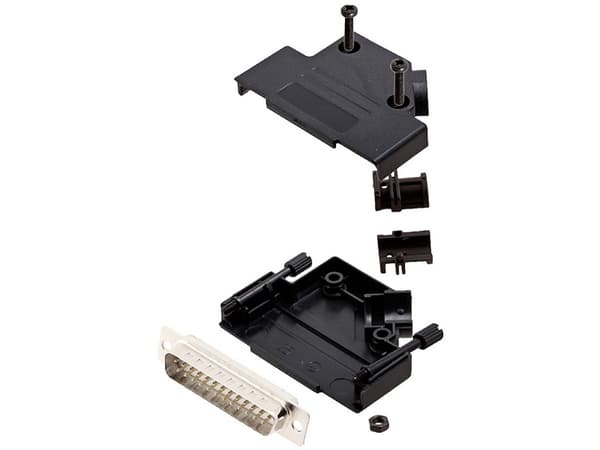 encitech D45PK-P-25-DBP-W-K 6355-8034-03 D-SUB stiftliste-sæt 45 ° Poltal: 25 Loddekop 1 stk
