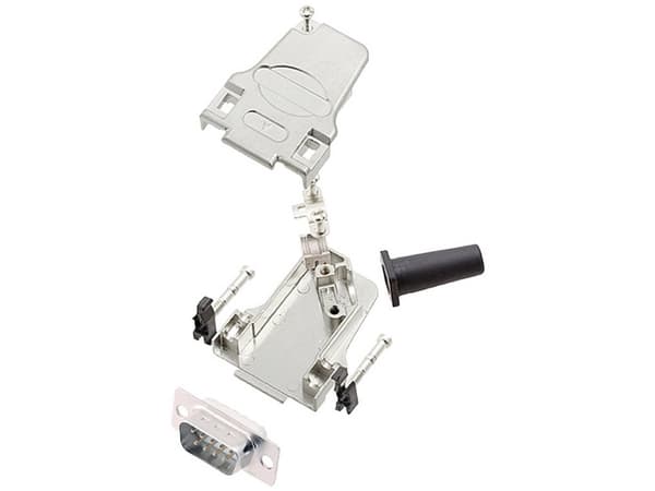 encitech D45ZF09-DMP-W-K 6355-8047-01 D-SUB stiftliste-sæt 45 ° Poltal: 9 Loddekop 1 stk