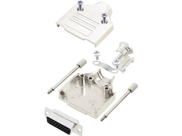 encitech MHDM-15-HDS26-K 6355-0059-12 D-SUB bøsningsliste-sæt 180 ° Poltal: 26 Loddekop 1 Set