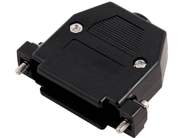 encitech CCOV 50-SC-BK 2360-0102-05 D-SUB-kotelo Napaluku: 50 Muovi, metalloitu 180° Musta 1 kpl