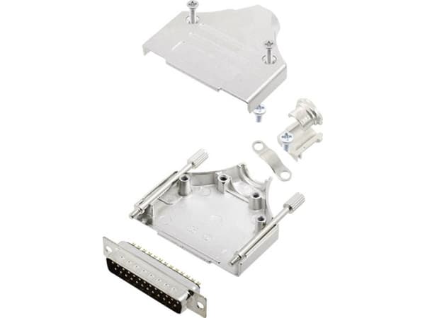 encitech MHDM-25-DMP-K 6355-0006-03 D-SUB stiftliste-sæt 180 ° Poltal: 25 Loddekop 1 Set