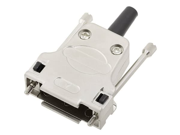 encitech DTZF37-RG-LJS-K 7960-0209-04 D-SUB-kabinet Poltal: 37 Trykstøbt zink 180 ° Metal 1 stk