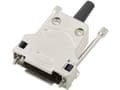 Miniatyrbilde 1 av 2: encitech DTZF37-RG-LJS-K 7960-0209-04 D-SUB-kabinet Poltal: 37 Trykstøbt zink 180 ° Metal 1 stk