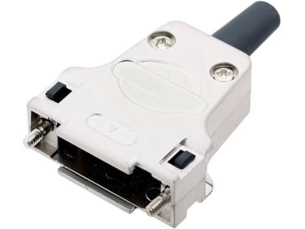encitech DTZF25-RGL-K 7960-0207-03 D-SUB-kabinet Poltal: 25 Trykstøbt zink 180 ° Metal 1 stk