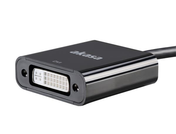 Akasa AK-CBDP15-20BK - Videotransformator - DisplayPort - DVI - sortering