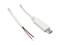 Miniatyrbilde 2 av 2: USB C 3.1 stik med åben kabelende USB C 3.1 TC-2509033 TRU COMPONENTS Indhold: 1 stk