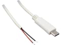 Miniatyrbilde 1 av 2: USB C 3.1 stik med åben kabelende USB C 3.1 TC-2509033 TRU COMPONENTS Indhold: 1 stk