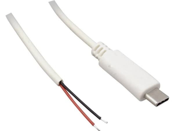 USB C 3.1 stik med åben kabelende USB C 3.1 TC-2509033 TRU COMPONENTS Indhold: 1 stk