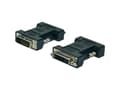 Miniatyrbild 3 av 5: ASSMANN - DVI-adapter - dubbel länk - DVI-D (hane) till DVI-I (hona) - formpressad, tumskruvar - svart