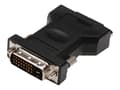 Miniatyrbild 1 av 5: ASSMANN - DVI-adapter - dubbel länk - DVI-D (hane) till DVI-I (hona) - formpressad, tumskruvar - svart