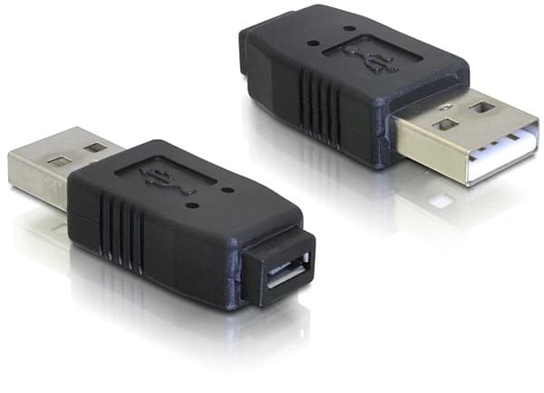 DeLOCK - USB-adapter - USB (han) till Micro-USB Typ AB (hun)