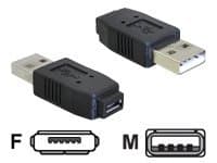 DeLOCK - USB-adapter - USB (han) till Micro-USB Typ AB (hun)
