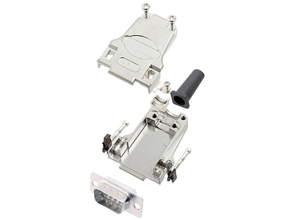 encitech DTZF09-DBP-W-K 6355-8044-01 D-SUB stiftliste-sæt 180 ° Poltal: 9 Loddekop 1 stk