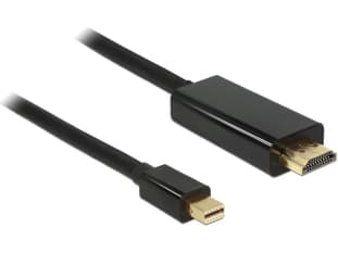 Delock - Adapterkabel - Mini DisplayPort hann til HDMI hann - 3 m - svart