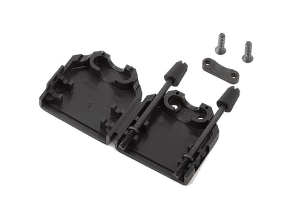encitech DPPK50-CC-BK-K D-SUB-kaappi Poltal: 50 PP 180 ° Sort 1 stk