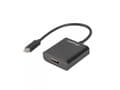 Miniatyrbild 5 av 5: Lanberg - Adapter för video / ljud - 24 pin USB-C hane till HDMI hona - 15 cm - svart
