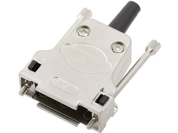 encitech DTZF25-LJS-RGL-K 7960-0210-03 D-SUB-kabinet Poltal: 25 Trykstøbt zink 180 ° Metal 1 stk