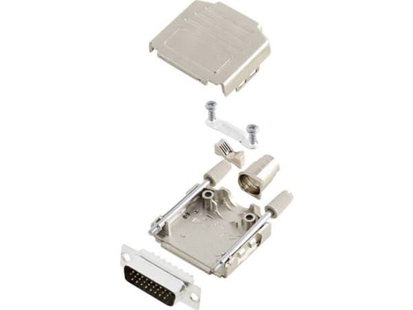 encitech DPPK15-M-HDP26-K 6355-0014-02 D-SUB stiftliste-sæt 180 ° Poltal: 26 Loddekop 1 Set