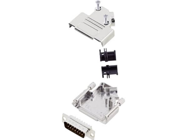 encitech D45ZK15-DBP-K 6355-0003-02 D-SUB stiftliste-sæt 45 ° Poltal: 15 Loddekop 1 Set