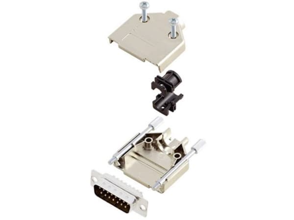 Amphenol L17DTPK-M-25+L71717SDB25P D-SUB-stiftfördelningsuppsättning 180° Antal poler: 25 Lödhuvud 1 st