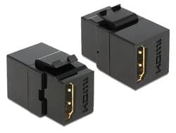 Delock Keystone module - Trapes-jakk - HDMI - svart