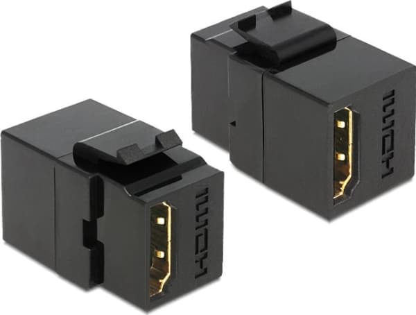 Delock Keystone module - Trapes-jakk - HDMI - svart
