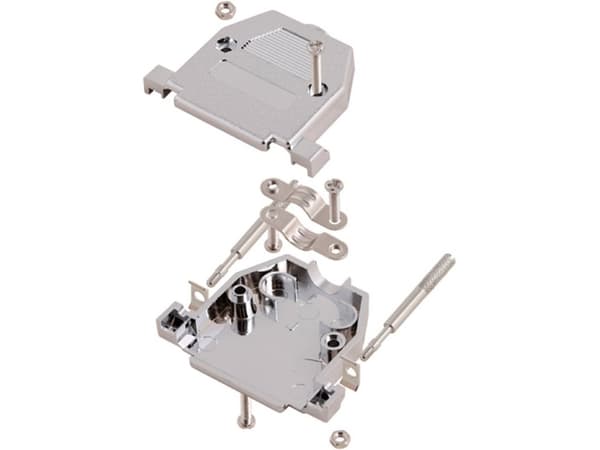 encitech CCOV09SCLMP 2360-0105-11 D-SUB-kabinet Poltal: 9 Plastic, metalliseret 180 ° Metallic 1 stk